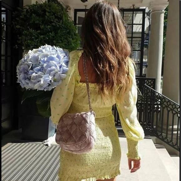 Celebrities favorite Faithful The Brand Gombardy Mini Dress Bisset Floral size 2 - Picture 7 of 13